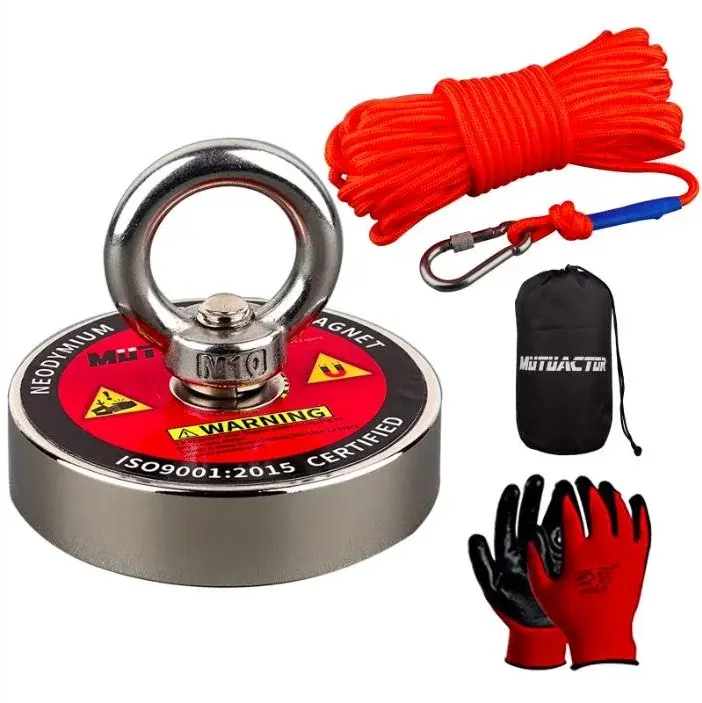 Kit aimant de pêche 150 à 500kg - Les Farfouilleurs