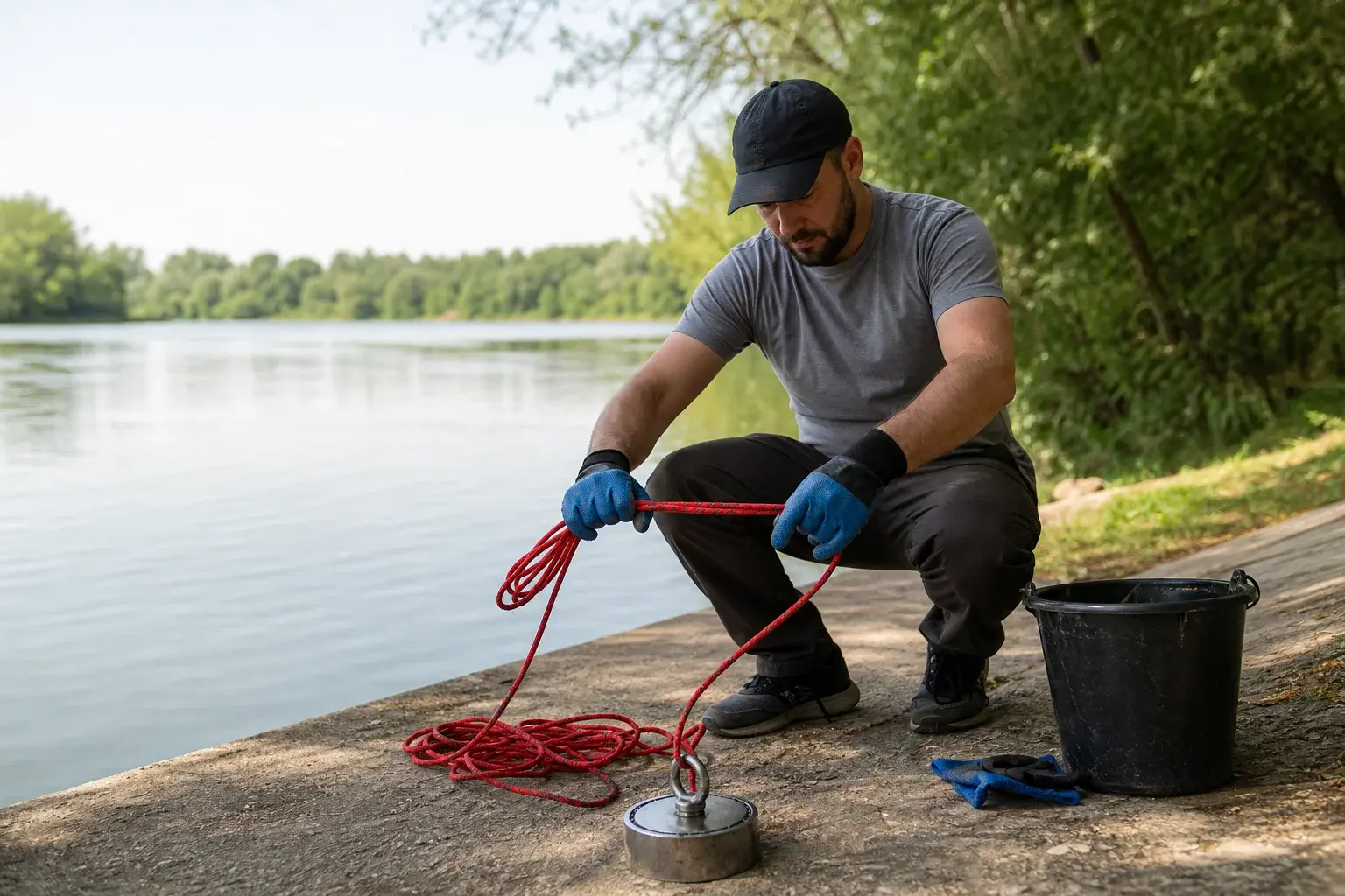 Pêche à l’aimant : règles de sécurité avant de commencer
