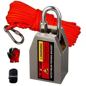 Kit aimant triple 400-600kg pour pêche à l'aimant - Les Farfouilleurs
